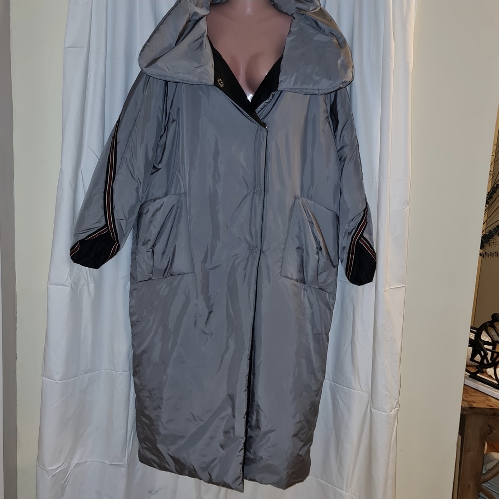 Bibi long sintetick fill long puffer coat sz Xl
